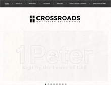 Tablet Screenshot of crossroadsbakersfield.com